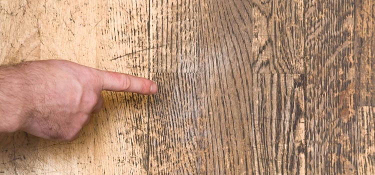 Wood Door Scratch Repair in Rocklin